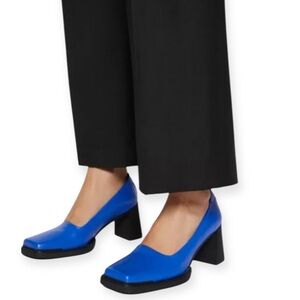Vagabond Shoemakers • Edwina Square Toe Pump in Cobalt Blue. New